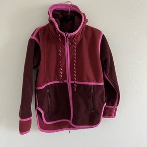 Free people polar plunge fleece jacket